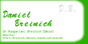 daniel breinich business card